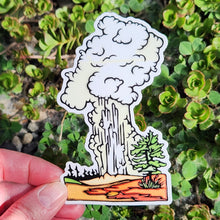 Load image into Gallery viewer, ST468: Old Faithful Geyser Sticker - Pack of 12