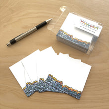 Load image into Gallery viewer, 3x3-2001: Cute Little 3x3 Pint Size Notes: Alpenglow Mountains - Pack of 3
