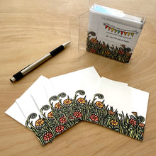 Load image into Gallery viewer, 3x3-2006: Cute Little 3x3 Pint Size Notes: Flower Field - Pack of 3