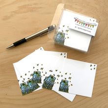 Load image into Gallery viewer, 3x3-2011: Cute Little 3x3 Pint Size Notes: Summer Fireflies - Pack of 3