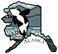 Load image into Gallery viewer, STK-ORCA: Alaska State Orca