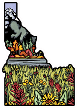 Load image into Gallery viewer, STIDMT: Idaho Mountain Sticker - Pack of 12