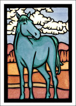 Load image into Gallery viewer, ARC-SA162 Blue Horse - Pack of 12