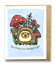 Load image into Gallery viewer, CC1009: Cute Little Card: Hedgehugs - Pack of 6