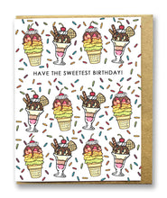 Load image into Gallery viewer, CC1011: Cute Little Card: Have the Sweetest Birthday - Pack of 6