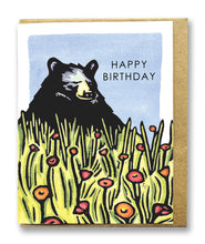 Load image into Gallery viewer, CC1016: Cute Little Card: Happy Birthday Black Bear - Pack of 6