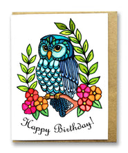 Load image into Gallery viewer, CC1017: Cute Little Card: Happy Birthday Owl - Pack of 6