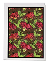 Load image into Gallery viewer, ARC-SA114 Flowers on Brown - Pack of 12