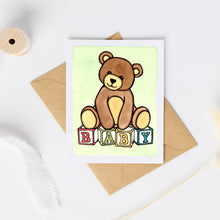 Load image into Gallery viewer, CC1001: Cute Little Card: Baby Bear - Pack of 6