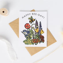 Load image into Gallery viewer, CC1004: Cute Little Card: Happy Bee-Day - Pack of 6