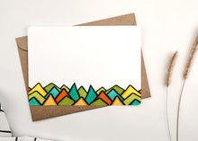 Load image into Gallery viewer, PP3005: Cute Little Postcard Packs: Triangle Trees - Pack of 3