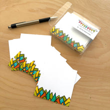 Load image into Gallery viewer, 3x3-2005: Cute Little 3x3 Pint Size Notes: Triangle Trees - Pack of 3