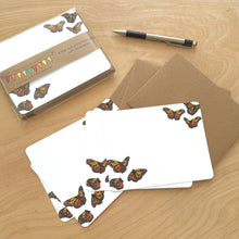 Load image into Gallery viewer, PP3004: Cute Little Postcard Packs: Monarch Butterflies - Pack of 3
