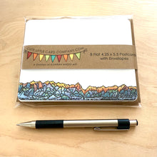 Load image into Gallery viewer, PP3001: Cute Little Postcard Packs: Alpenglow Mountains - Pack of 3