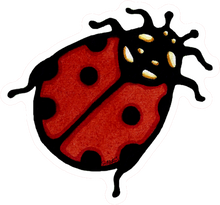 Load image into Gallery viewer, ST427: Ladybug Sticker - Pack of 12