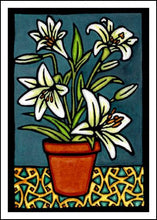 Load image into Gallery viewer, ARC-SA103 Greeting Card Lilies - Pack of 12