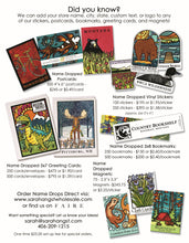 Load image into Gallery viewer, Name Dropped Bookmark: Any Image