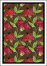 Load image into Gallery viewer, ARC-SA114 Flowers on Brown - Pack of 12