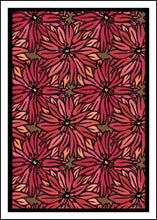 Load image into Gallery viewer, ARC-SA116 Flowers on Red - Pack of 12