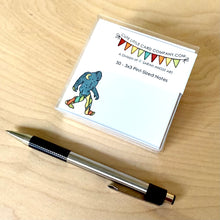 Load image into Gallery viewer, 3x3-2002: Cute Little 3x3 Pint Size Notes: Bigfoot Sasquatch - Pack of 3
