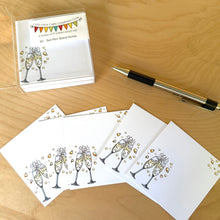 Load image into Gallery viewer, 3x3-2012: Cute Little 3x3 Pint Size Notes: Champagne - Pack of 3