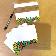 Load image into Gallery viewer, PP3005: Cute Little Postcard Packs: Triangle Trees - Pack of 3