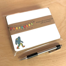 Load image into Gallery viewer, PP3002: Cute Little Postcard Packs: Bigfoot Sasquatch - Pack of 3