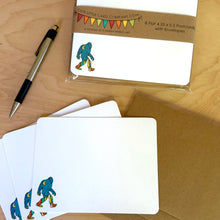 Load image into Gallery viewer, PP3002: Cute Little Postcard Packs: Bigfoot Sasquatch - Pack of 3