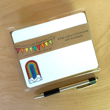 Load image into Gallery viewer, PP3003: Cute Little Postcard Packs: Rainbow - Pack of 3