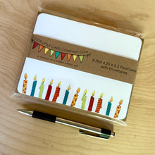 Load image into Gallery viewer, PP3010: Cute Little Postcard Packs: Candles - Pack of 3