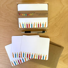 Load image into Gallery viewer, PP3010: Cute Little Postcard Packs: Candles - Pack of 3
