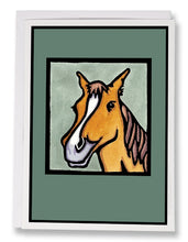Load image into Gallery viewer, ARC-SA028 Greeting Card Pretty Pony - Pack of 12