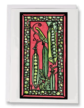 Load image into Gallery viewer, ARC-SA041 Greeting Card Peas - Pack of 12