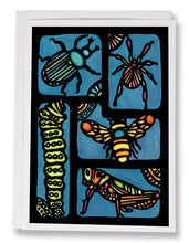Load image into Gallery viewer, ARC-SA099 Greeting Card Insects - Pack of 12