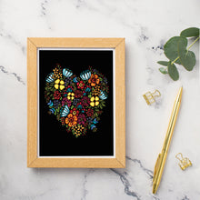 Load image into Gallery viewer, SA422: Flower Heart Card - Pack of 6