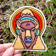 Load image into Gallery viewer, ST387 Buffalo Beats Sticker - Pack of 12