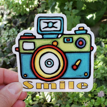 Load image into Gallery viewer, ST392: Camera Sticker - Pack of 12