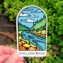Load image into Gallery viewer, STK-GALRIV: Gallatin River Sticker - Pack of 12