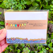 Load image into Gallery viewer, PP3001: Cute Little Postcard Packs: Alpenglow Mountains - Pack of 3