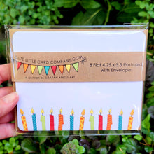 Load image into Gallery viewer, PP3010: Cute Little Postcard Packs: Candles - Pack of 3