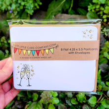 Load image into Gallery viewer, PP3012: Cute Little Postcard Packs: Champagne - Pack of 3