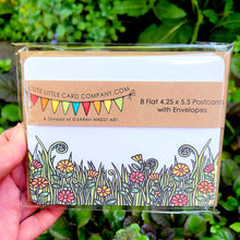 Load image into Gallery viewer, PP3006: Cute Little Postcard Packs: Flowers - Pack of 3