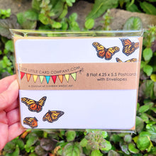 Load image into Gallery viewer, PP3004: Cute Little Postcard Packs: Monarch Butterflies - Pack of 3