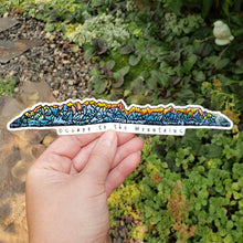 Load image into Gallery viewer, Escape to the Mountains Sticker - Sarah Angst Art Greeting Cards, Stickers, and More