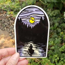 Load image into Gallery viewer, Solitude Sticker - Sarah Angst Art Greeting Cards, Stickers, and More