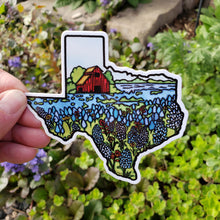 Load image into Gallery viewer, ST284: Texas State Sticker - Pack of 12