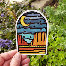 Load image into Gallery viewer, ST291: Red Rocks Sticker - Pack of 12