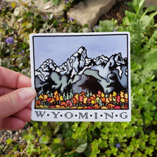 Load image into Gallery viewer, ST283: Wyoming State Sticker - Pack of 12