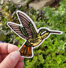 Load image into Gallery viewer, ST327: Hummingbirds Sticker - Pack of 12