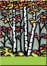 Load image into Gallery viewer, Name Dropped Magnet - Autumn Woods